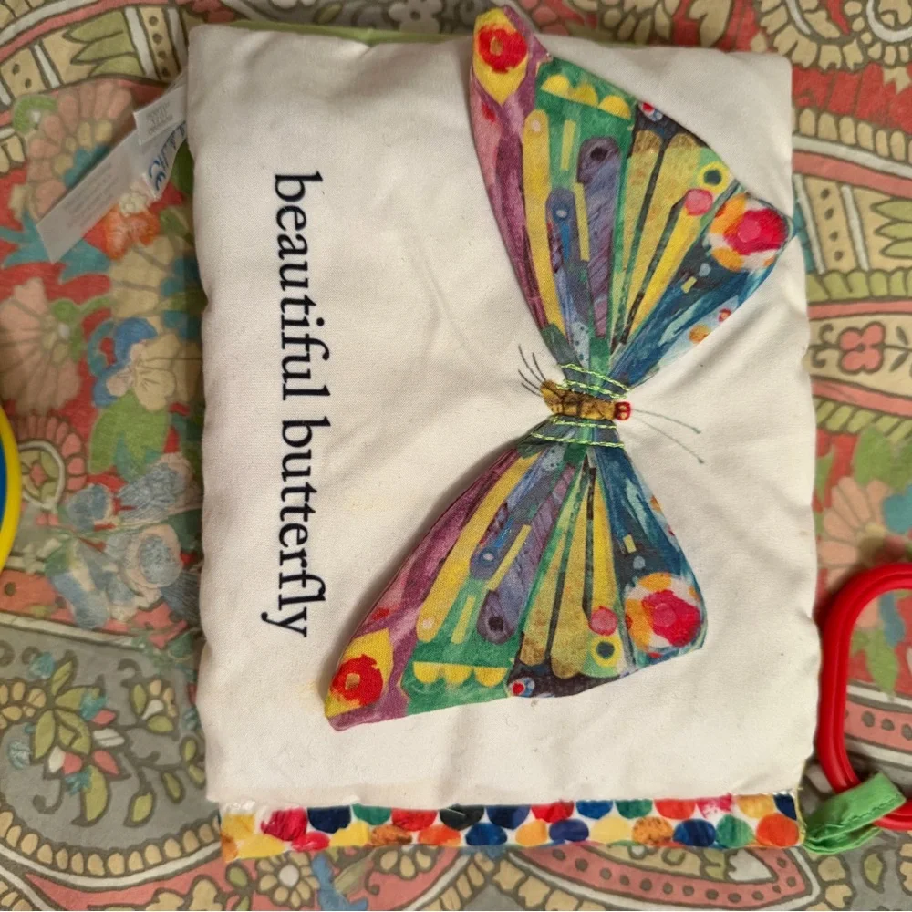 Stacking and Sorting Toy Set, Hungry caterpillar cloth book etc Easter Basket?
